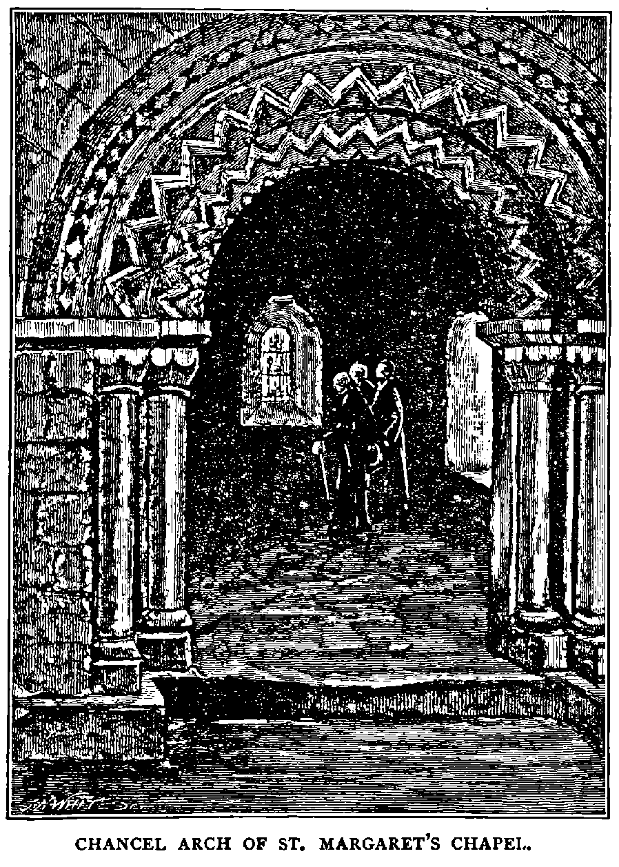 CHANCEL ARCH OF ST. MARGARET’S CHAPEL.