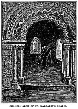 CHANCEL ARCH OF ST. MARGARET’S CHAPEL.