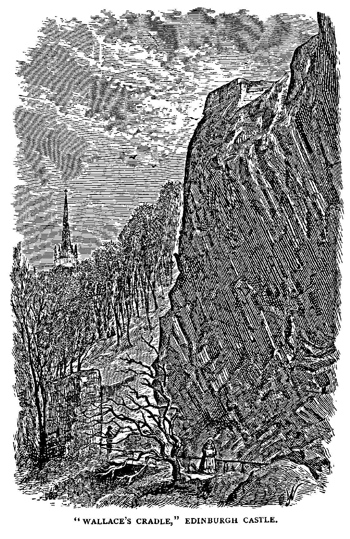 "WALLACE’S CRADLE," EDINBURGH CASTLE.
