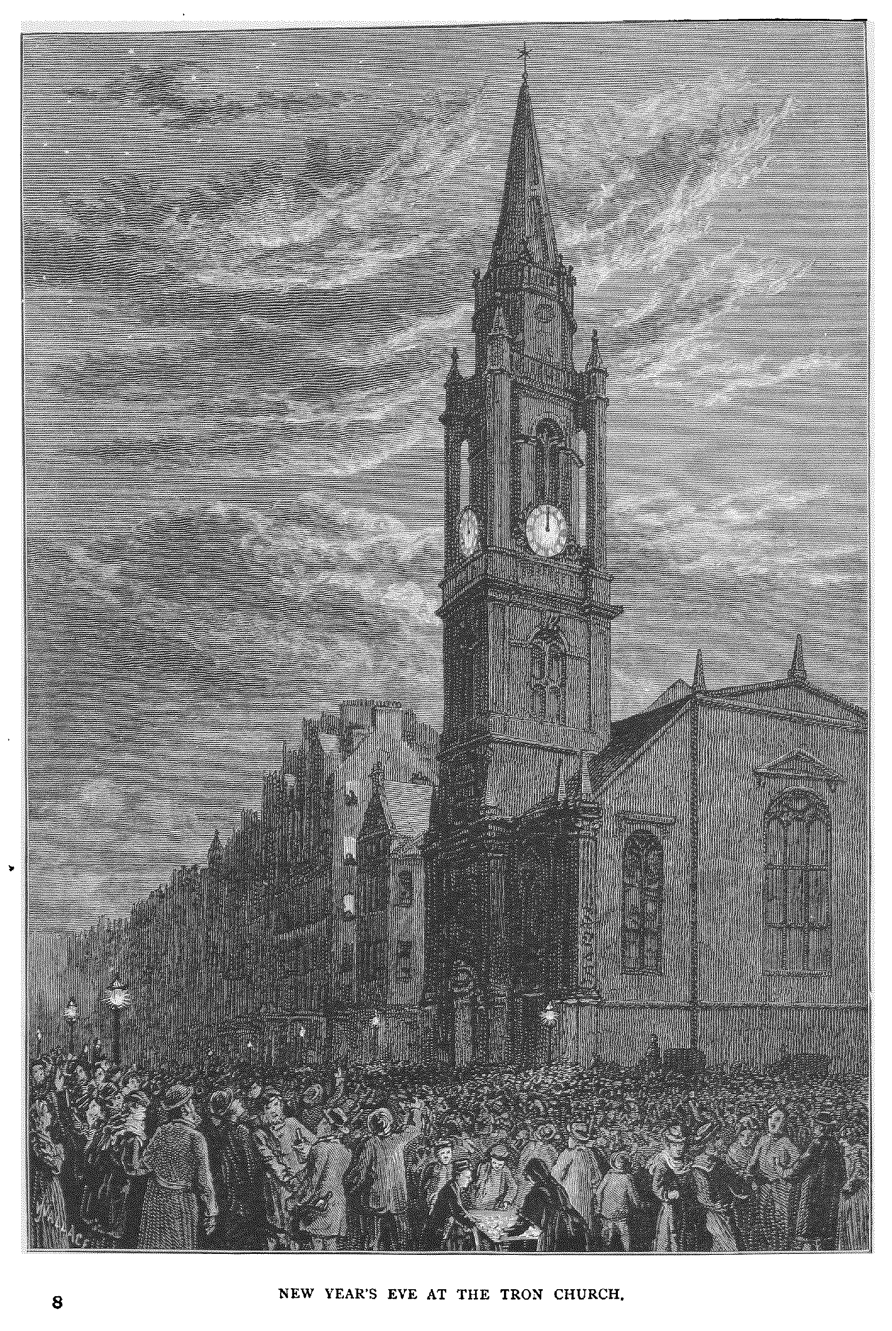 NEW YEAR’S EVE AT THE TRON CHURCH.