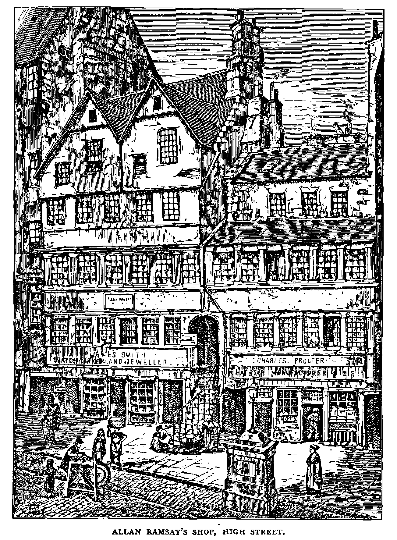 ALLAN RAMSAY’S SHOP, HIGH STREET.