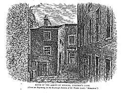 HOUSE OF THE ABBOTS OF MELROSE, STRICHEN’S CLOSE.