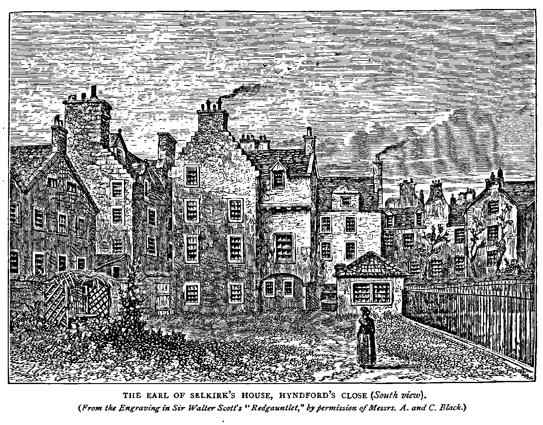 THE EARL OF SELKIRK’S HOUSE, HYNDFORD’S CLOSE 