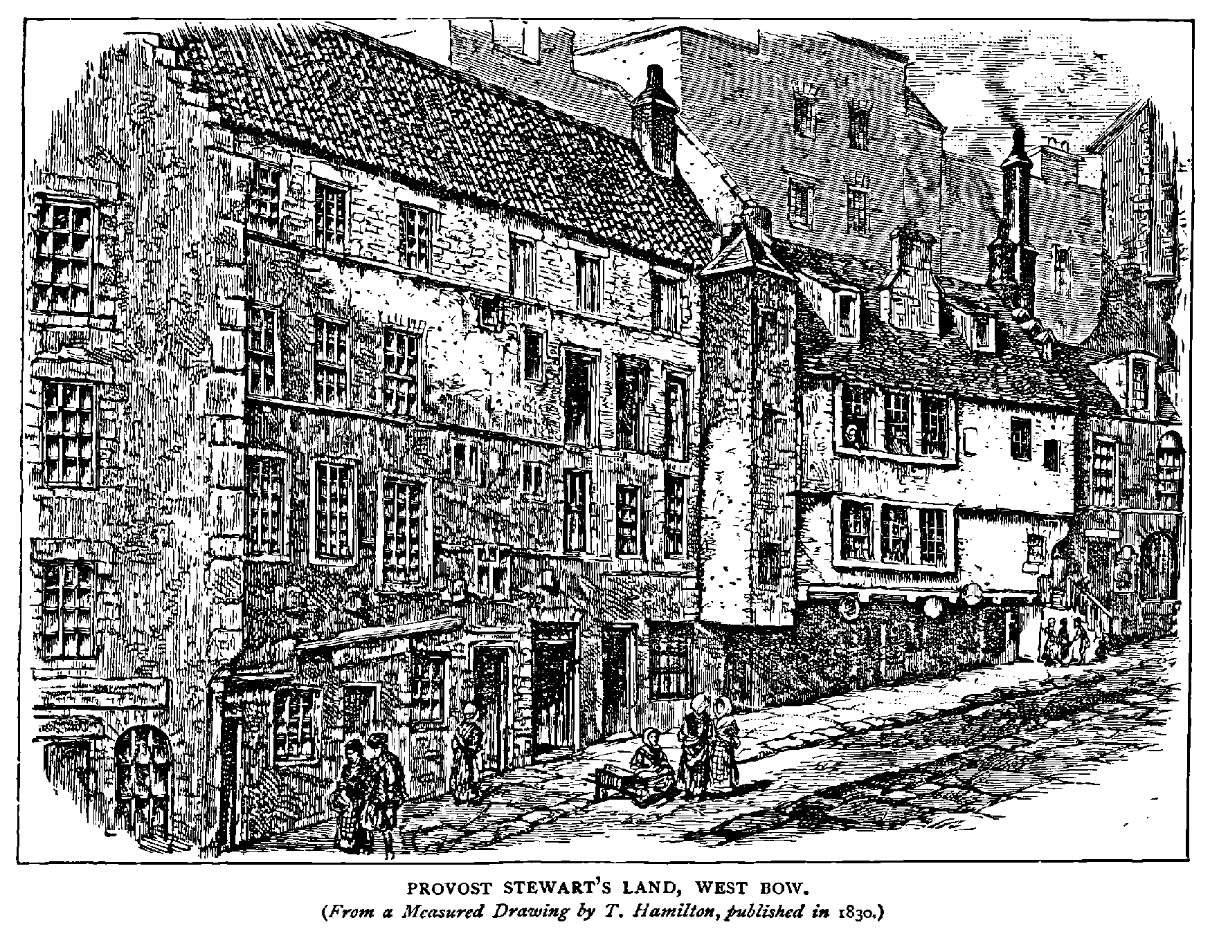 PROVOST STEWART’S LAND, WEST BOW.