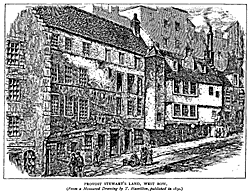 PROVOST STEWART’S LAND, WEST BOW.