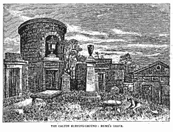 THE CALTON BURYING-GROUND : HUME’S GRAVE.