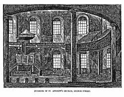 INTERIOR OF ST. ANDREW’S CHURCH, GEORGE STREET.