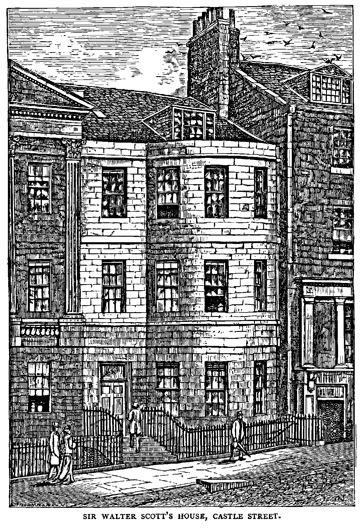 SIR WALTER SCOTT’S HOUSE, CASTLE STREET.