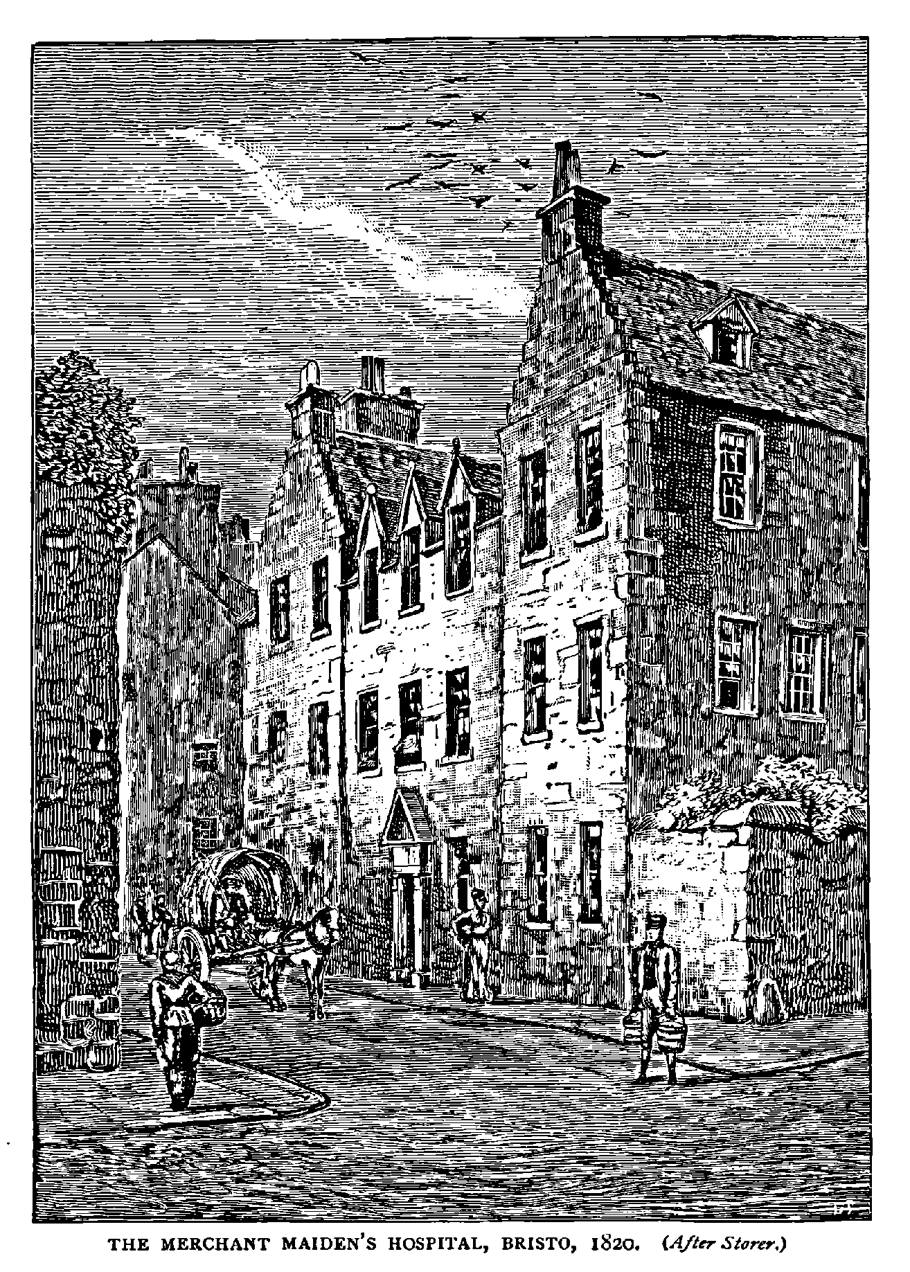 THE MERCHANT MAIDEN’S HOSPITAL, BRISTO, 1820