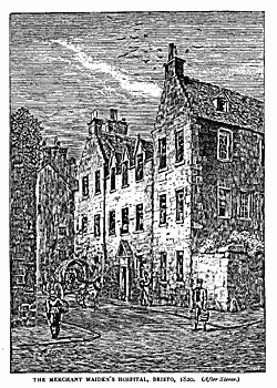 THE MERCHANT MAIDEN’S HOSPITAL, BRISTO, 1820