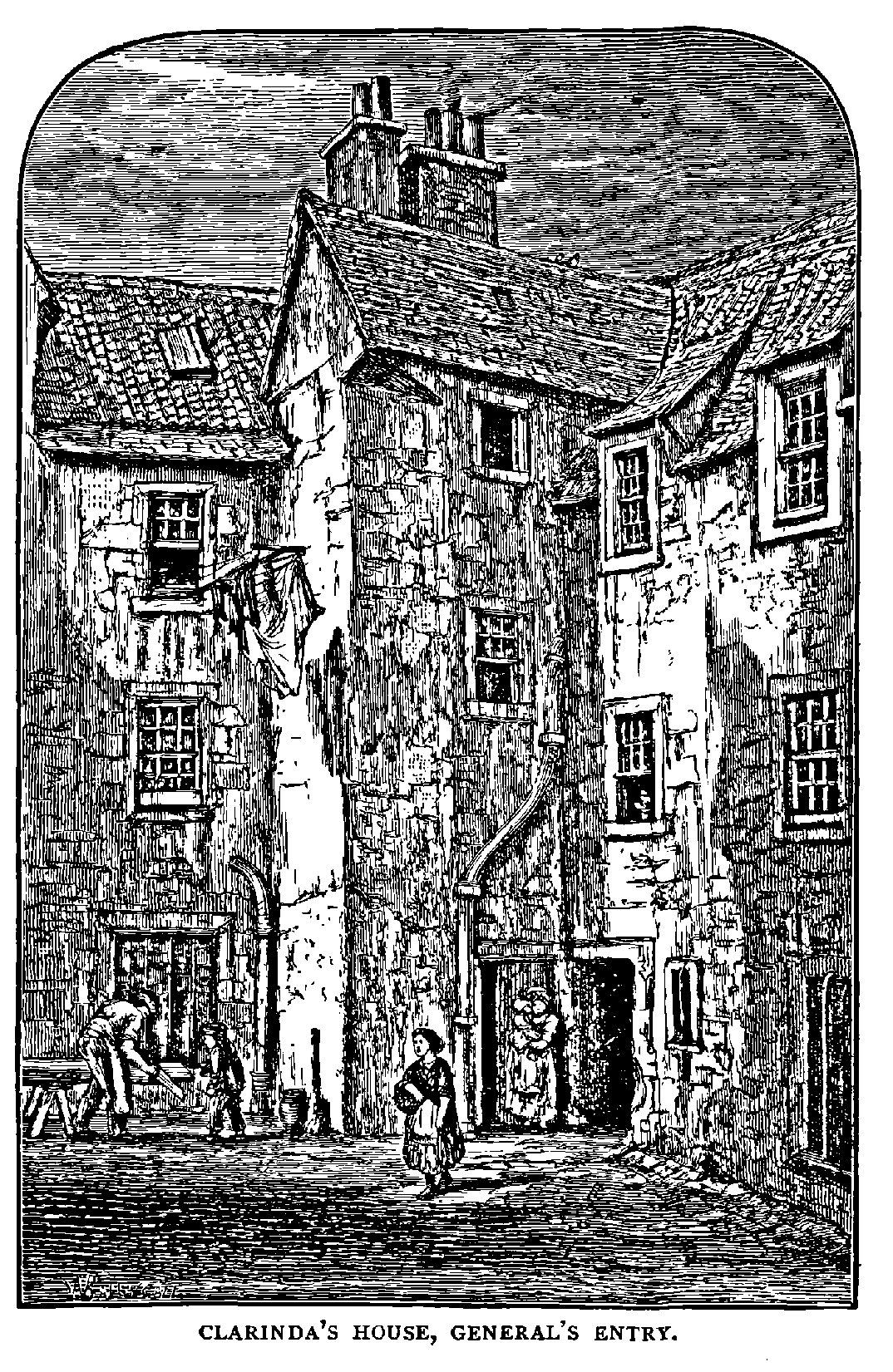 CLARINDA’S HOUSE, GENERAL’S ENTRY.