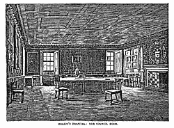 HERIOT’S HOSPITAL : THE COUNCIL ROOM.