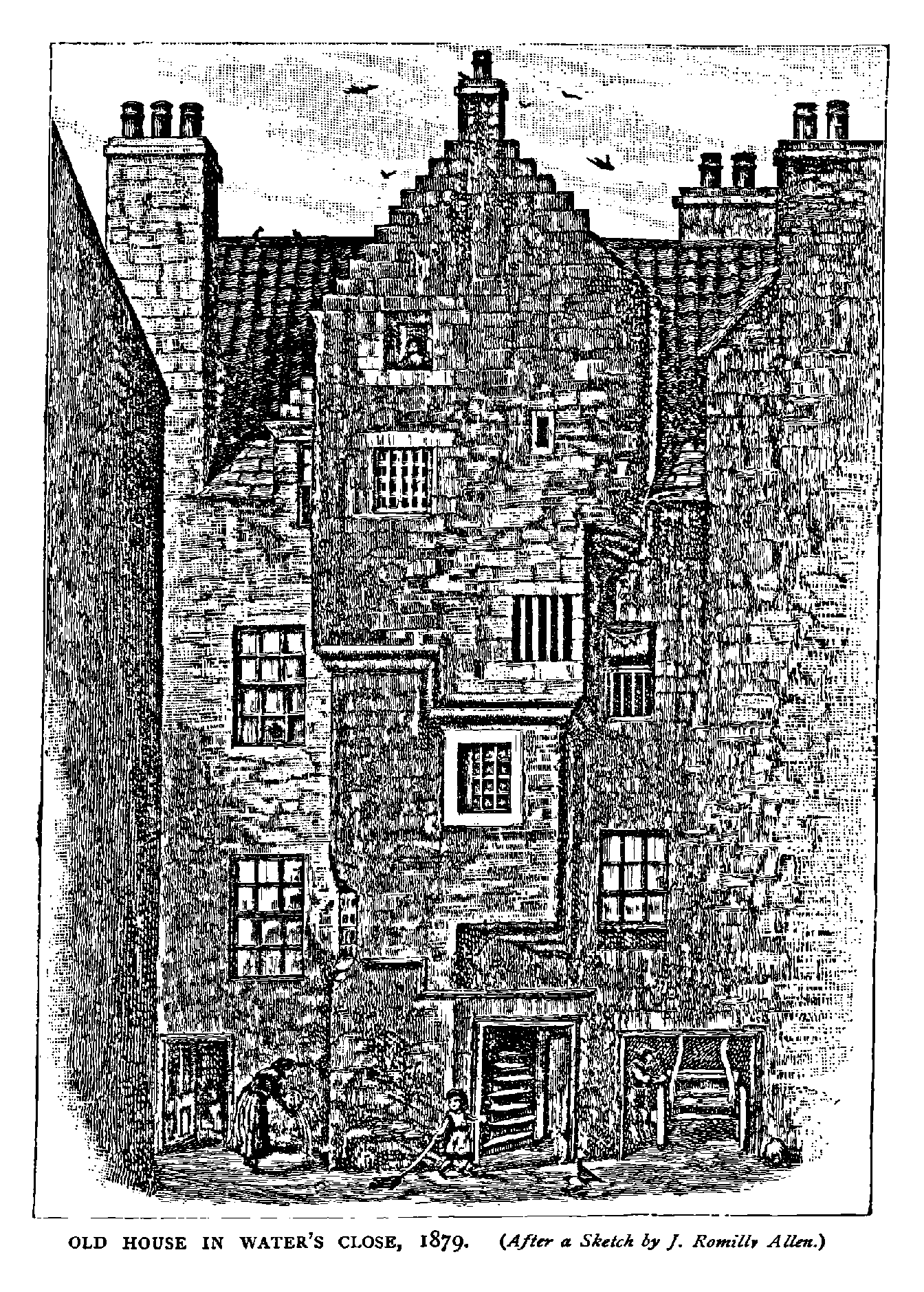 OLD HOUSE IN WATER’S CLOSE, 1879. 
