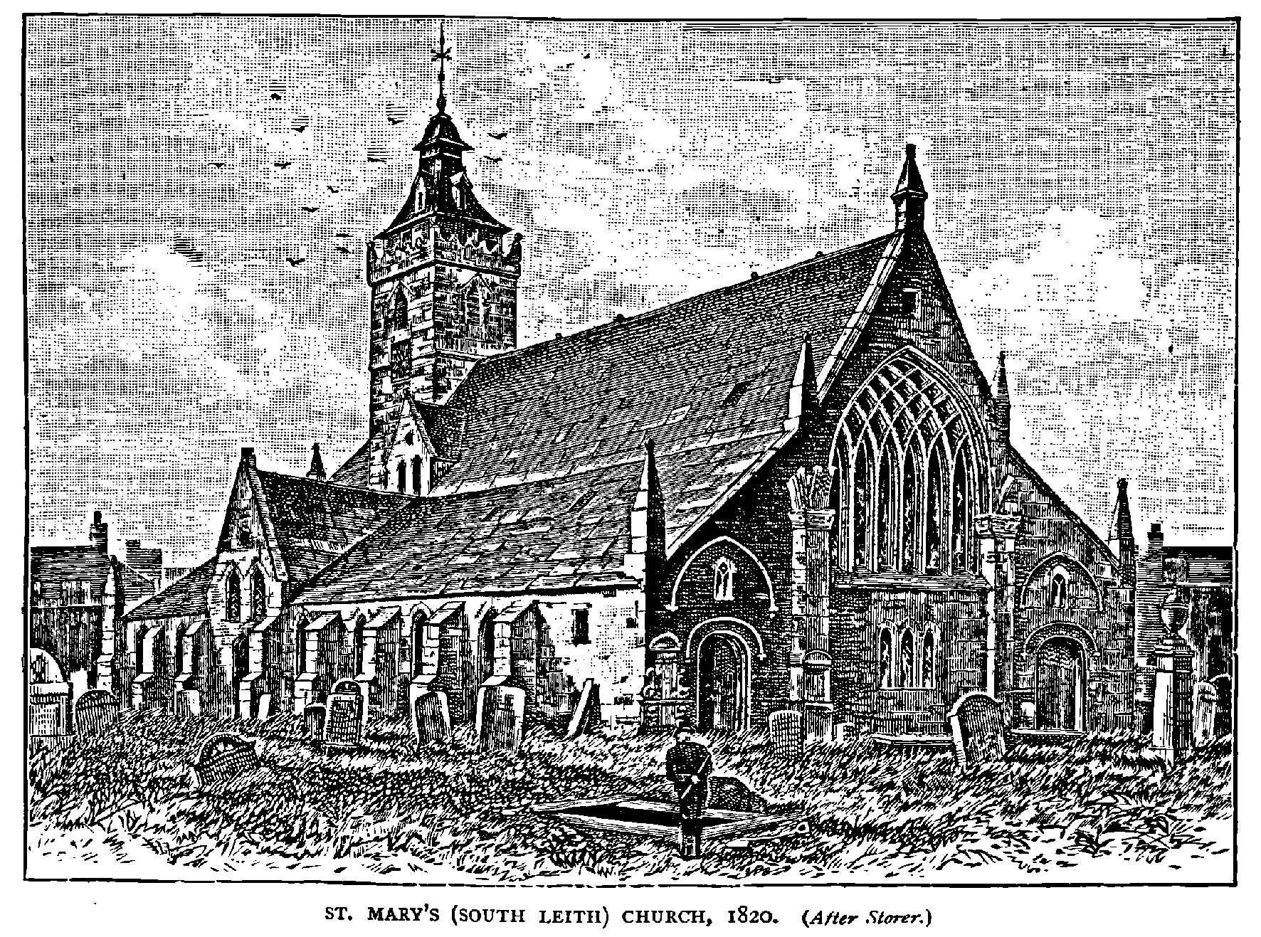 ST. MARY’S (SOUTH LEITH) CHURCH, 1820.