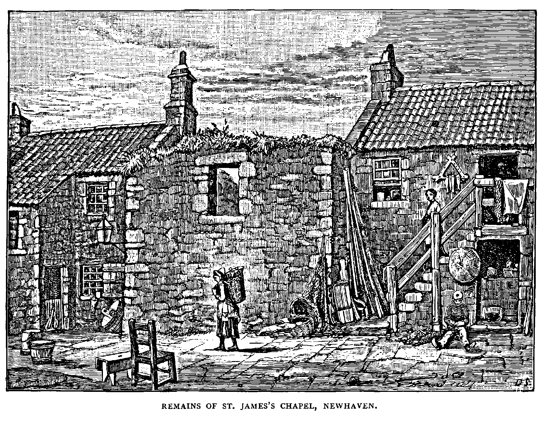 REMAINS OF ST. JAMES’S CHAPEL, NEWHAVEN.